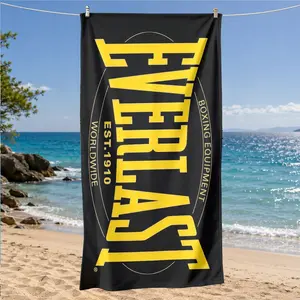Base Everlast Beach Towel, Quick-Dry Microfiber, Sand-Proof Sunscreen, Lightweight Comfort, Surfing Swimming Yoga Essential