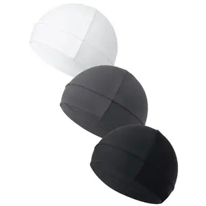 3pcs Simple Style Plain Color Skull Beanie for Men & Women, Casual Sportive Breathable Beanie Hat for Outdoor Sports for Men & Women, Fitted Hats, High Quality Hat Christmas