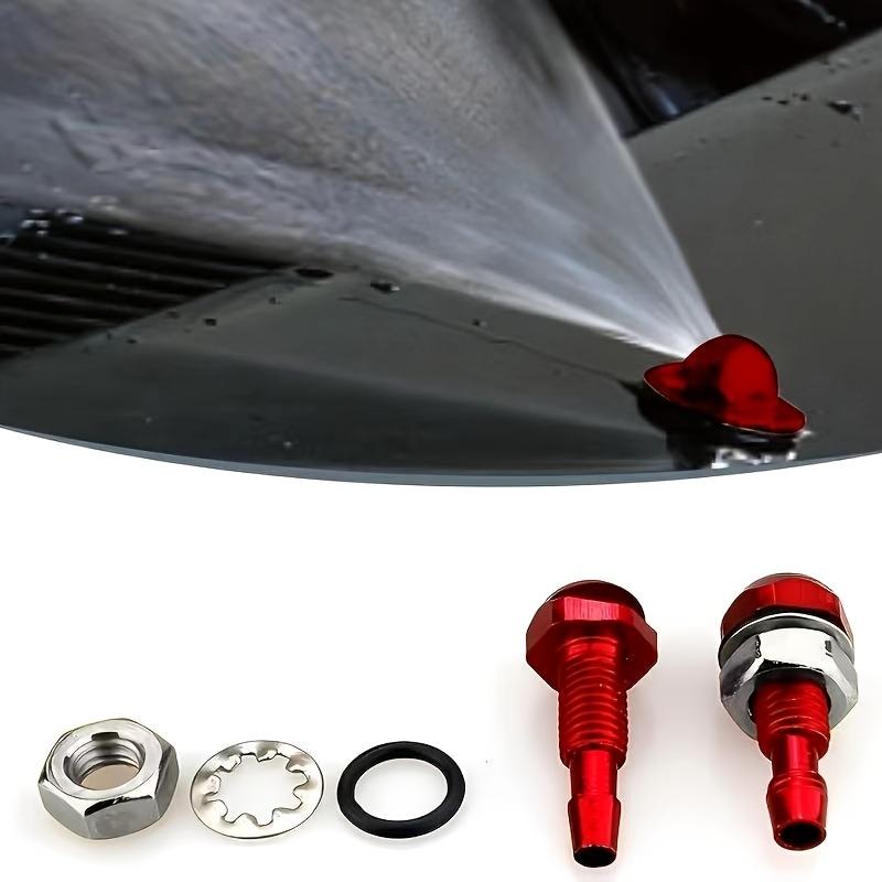 GM Front Windshield Water Spray Kit - 2 Windshield Wiper Nozzles with Adjustable Spray Mode for Enhanced Visibility and Cleaning Safety