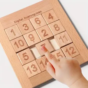 Wooden Children's Numbered Magic Cube Thinking Training Educational Toy