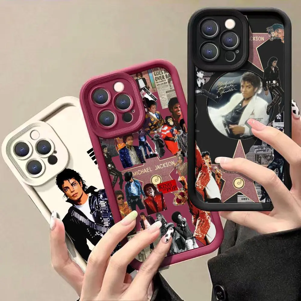 Singer Michael Jackson Poster Case For iPhone 17 Promax 16 15 14 13 12 11 Plus Pro Max 12mini 13mini X XS SE XSMax & Samsung Galaxy S26 S25 S24 S23 S22 S21 EDGE Ultra Plus FE Liquid Eye Ladder Shockproof Cover