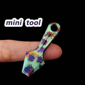Mini Edc Pry Bar, Titanium Alloy Edc Tool, Compact and Durable, Ideal for Everyday Carry, Lightweight and Portable Design