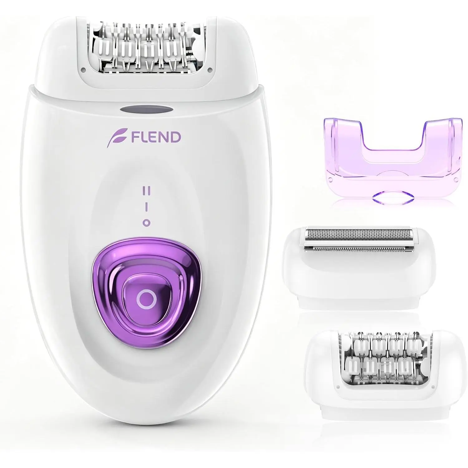 Epilator, Epilators Hair Removal for Women, 2 in 1 Hair Removal Device with LED Light & USB Rechargeable, Electric Shaver for Legs, Underarms, Bikini and Full BodyGift.
