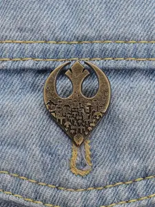 Rebel Alliance Logo Enamel Brooch, Star Bird Phoenix Badge, Free Classic Symbol, Alloy Lapel Backpack Pin, Fashion Accessory