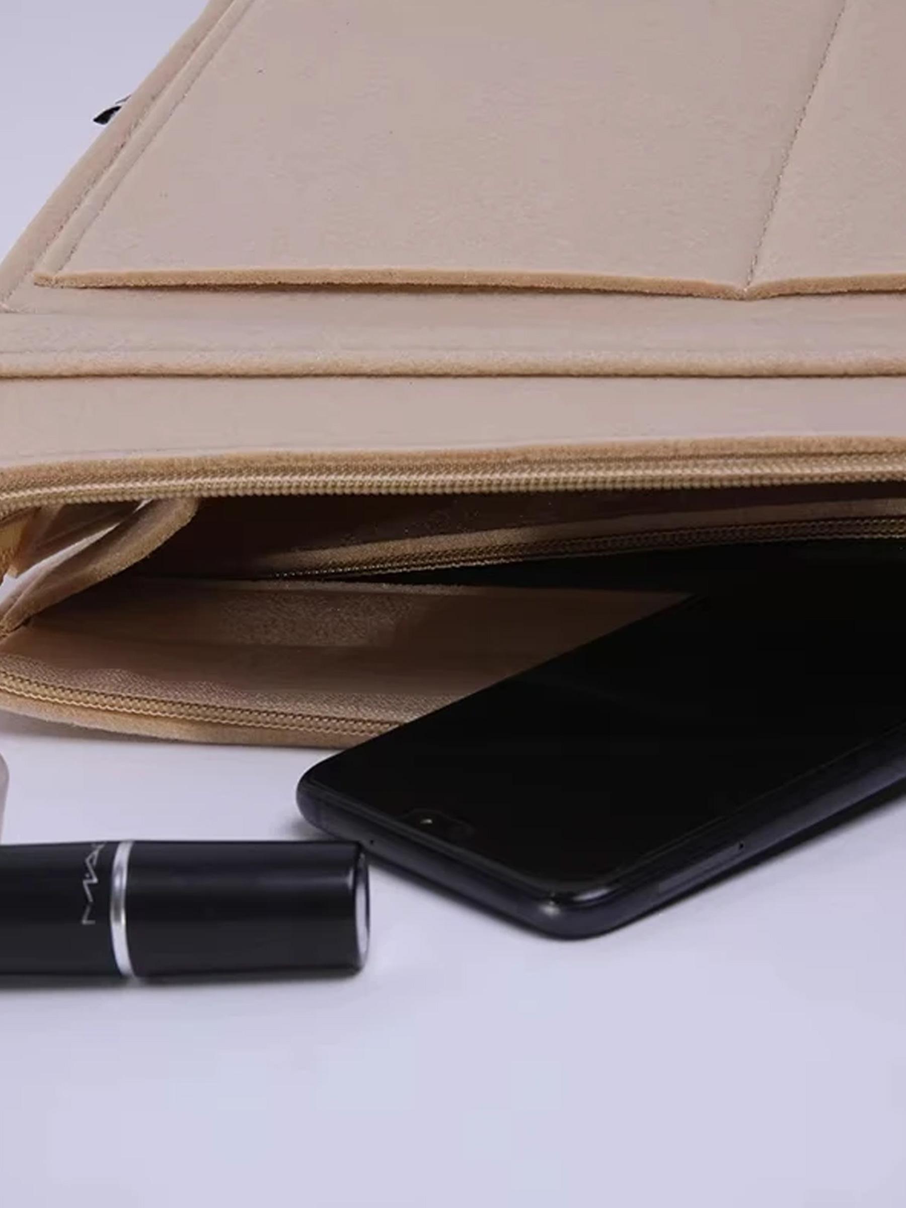 Felt Bag Organizer Insert, Multi-pocket Felt Bag Organizer for Handbag Tote Bag, Purse Organizer, Bag Accessories for Women & Men