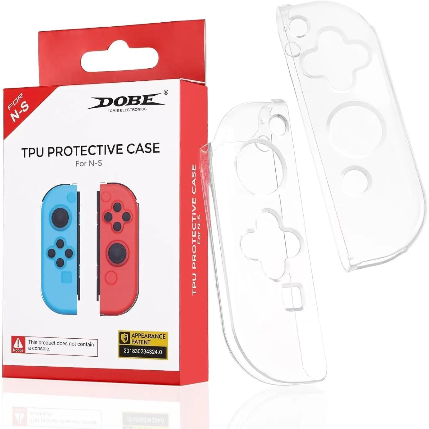 Soft TPU Case Cover for   Joy-Con, Clear Protective Case Compatible with NS Joy Cons Handheld Controller