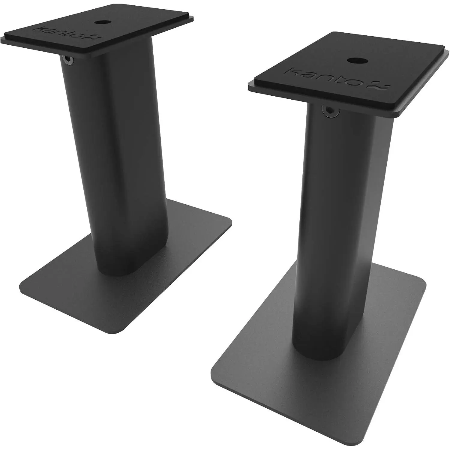 SP9 Rising Desktop Speaker Stands for Small/Medium Bookshelf Speakers & Compact/Mid-Size 2”-4” Studio Monitors | 8.3" Tall | Black | Pair