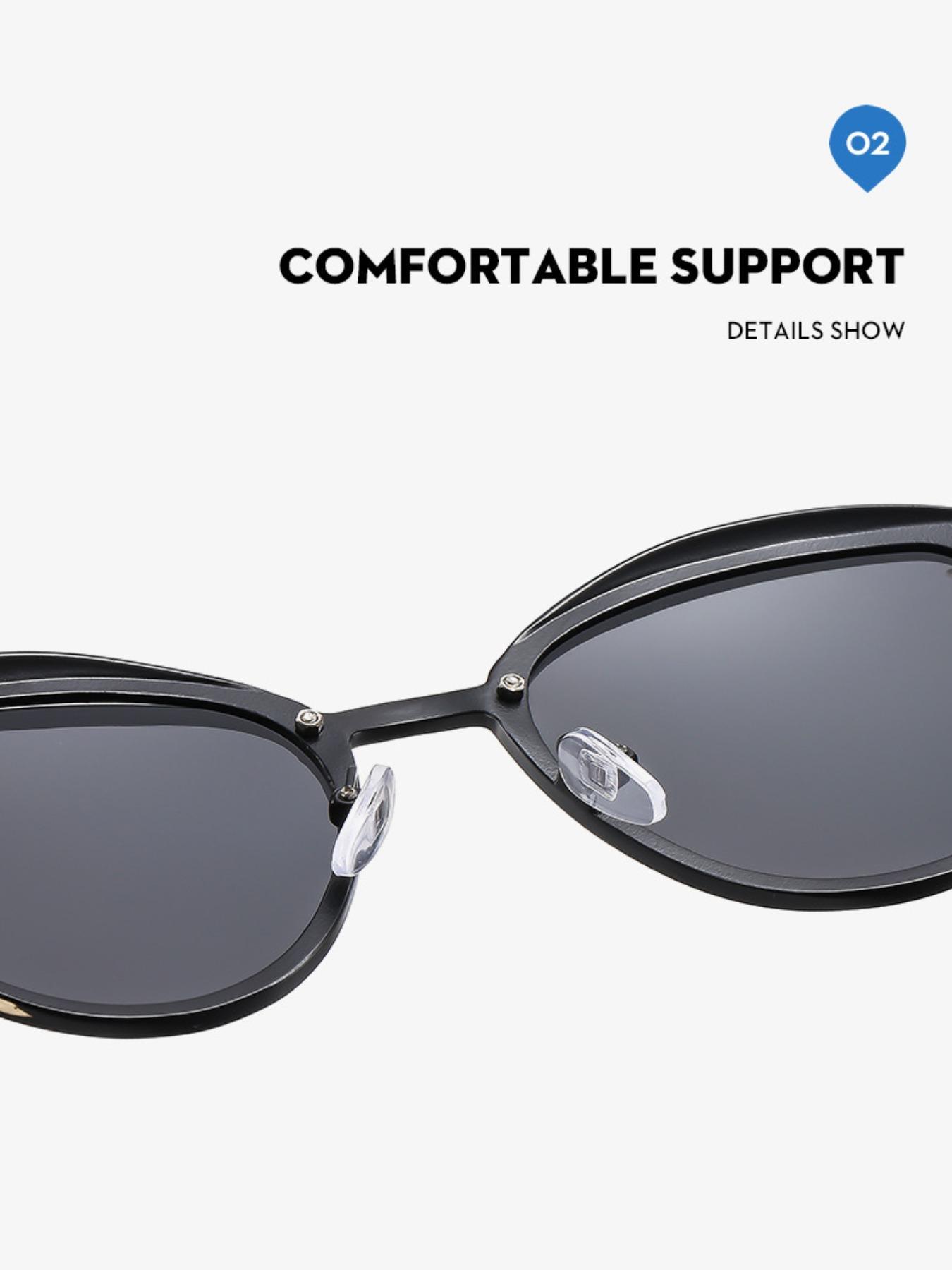 Unisex Vintage Polarized Sunglasses, Trendy Casual Full Rim Sunglasses for Everyday Use, Fashion Accessories for Outdoor Activities, Polarized Sports Glasses