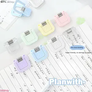 (Back To Shcool)4/6PCS-Multi-purpose Mini Cube Paper Clips, Freestanding & Hanging Square Binder Clips, Portable Multi-functional Document Fasteners, Durable Desk Stationery for Office File Organizing, Classroom Study & Daily Paper Sorting
