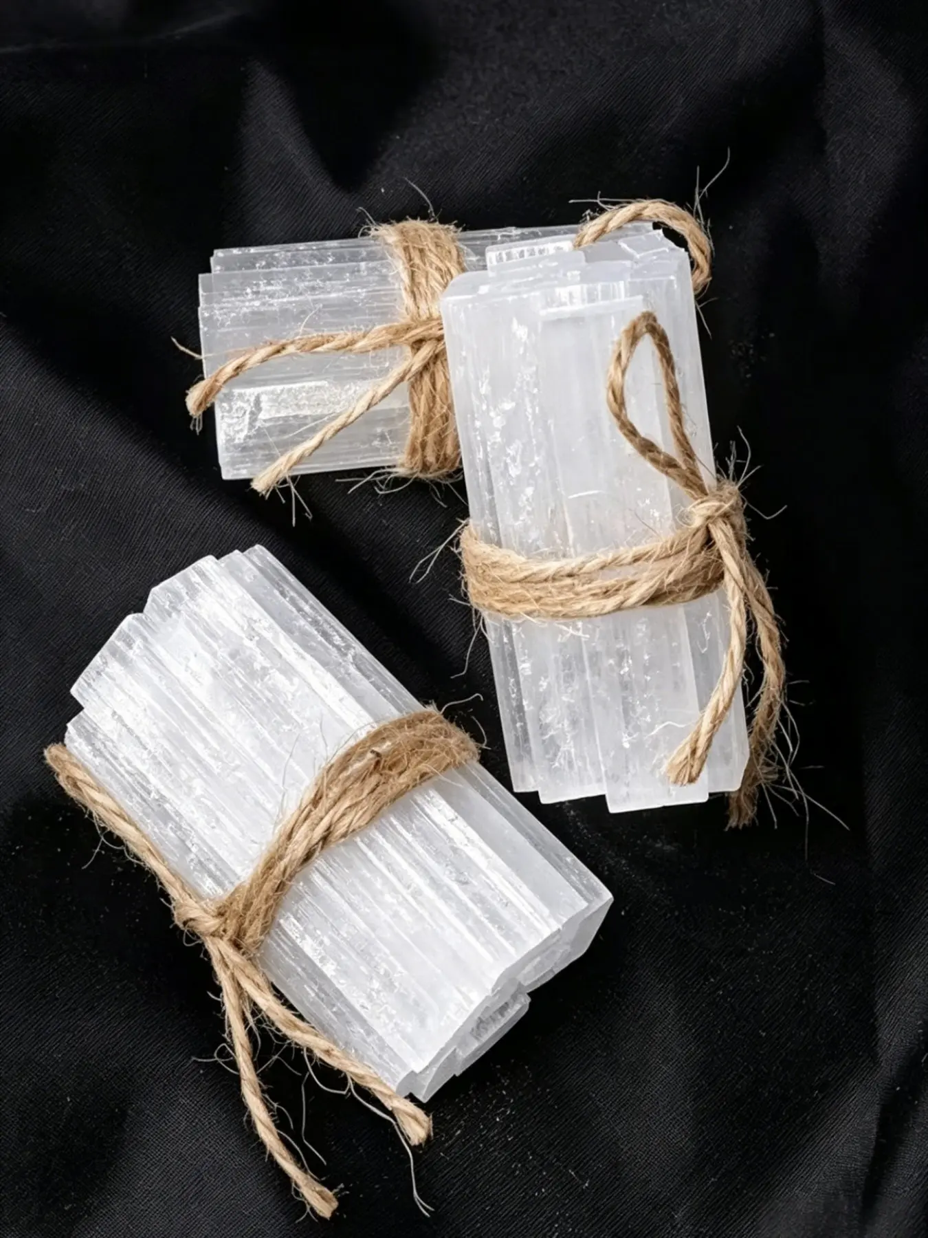 15/25/40pcs Selenite Stick, Crystal Sticks, Natural Crystal, Gypsum Wands, Gypsum Quartz Mineral Points for Meditation, Decorative Display