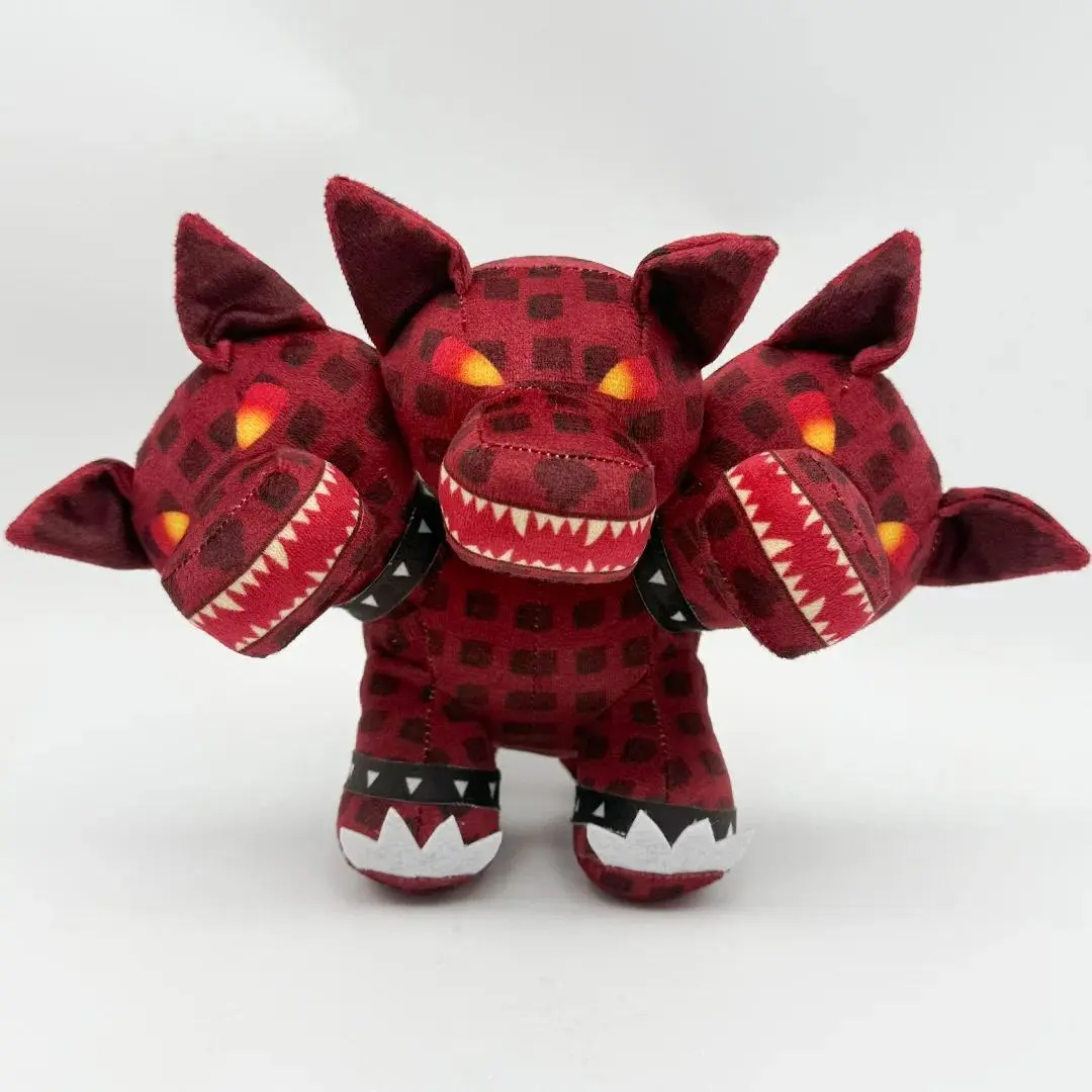 Game Steal a Brainrot Cerberus Plushie Stuffed Doll Toys Peripherals Soft Red Monster Cerberus Plush Doll Pillow Room Decor Gift