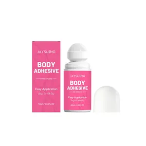 Gentle Body Glue with Ball Bearings, Securely Adheres to Clothing, Soft Skin Feel, Easy Application, Convenient and Reliable