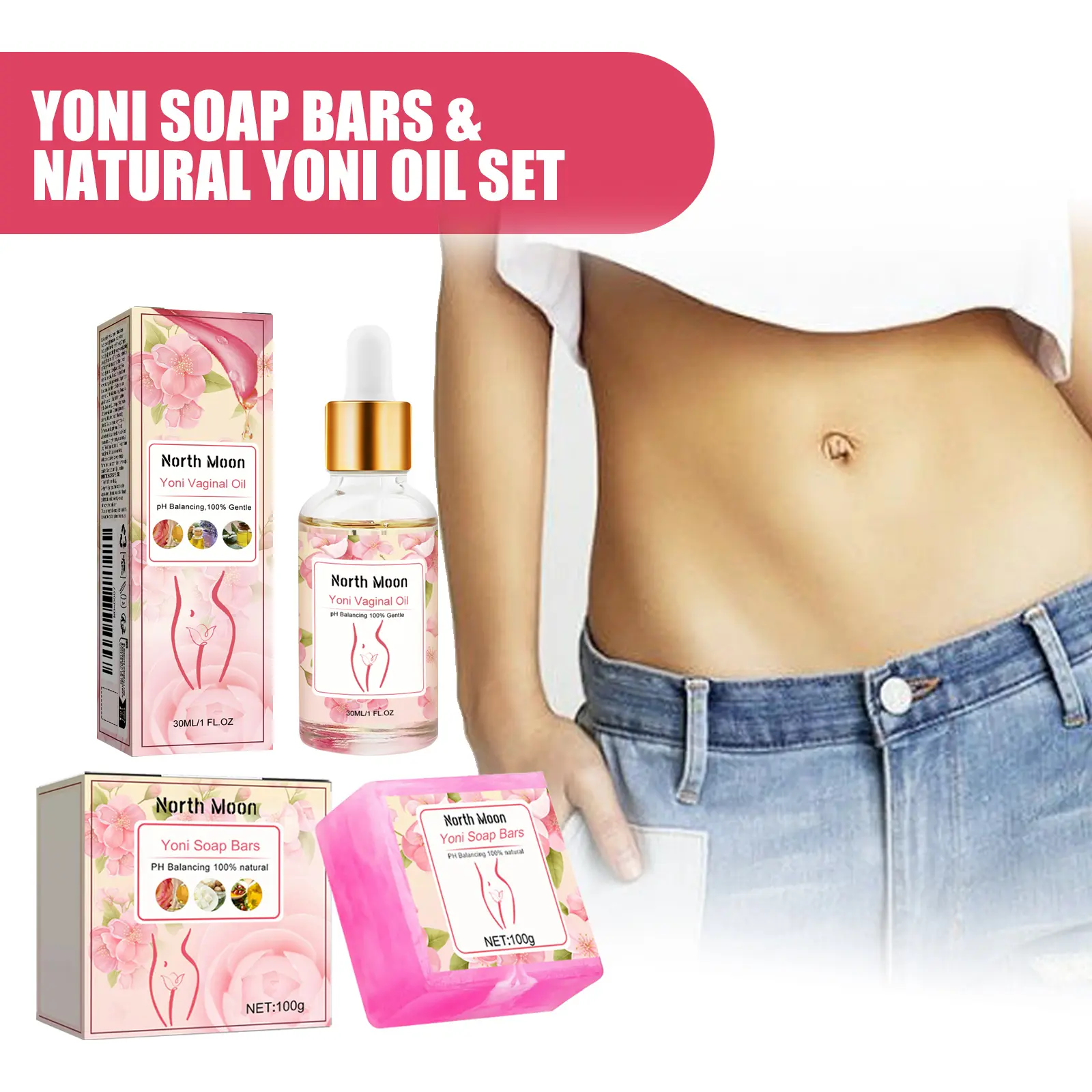 Floral Body Care Essential Oil - Gentle Moisturizing Scented Oil for External Skin Nourishment, Feminine Intimate & Personal Care Daily Exfoliant Fragrance Mild Moisturizer Moisture Hydrating Flower