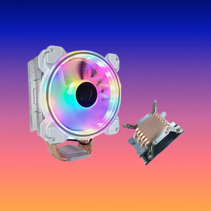 6 Heat Pipe CPU Cooler with Screw Mount Design, Multi-Platform Compatible Desktop Heatsink for AMD Series Processors, Computer Heat Dissipation Solution