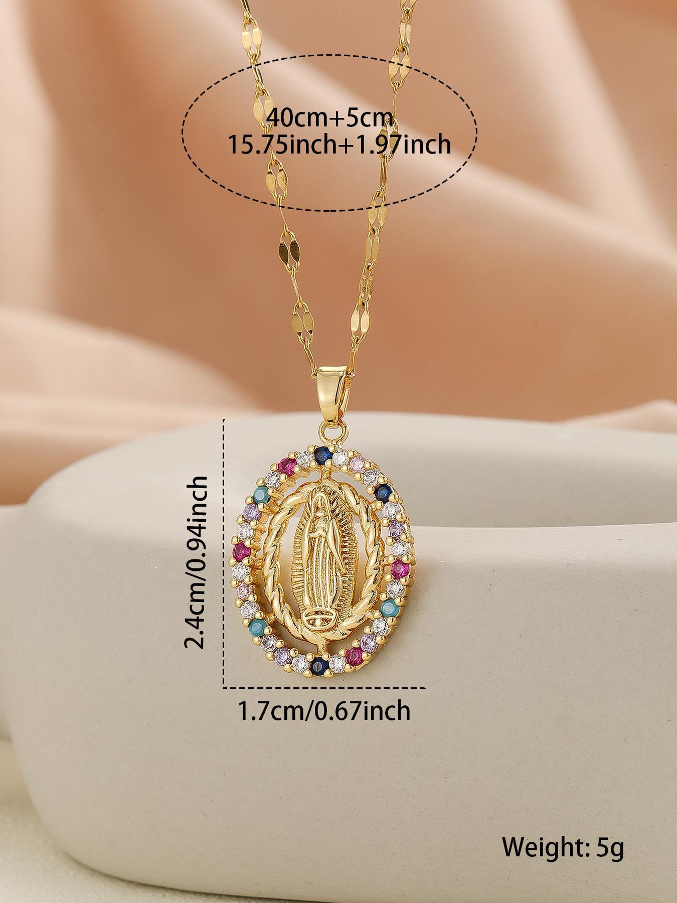 Elegant Rhinestone Decorated Pendant Necklace for Women, Fashion Jewelry for Party, Daily Clothing Decor, Trendy All-match & Exquisite Jewelry for Birthday Gift, Statement Necklace, Bling Necklace, Daily Wear Necklace, Jewelry Gifts
