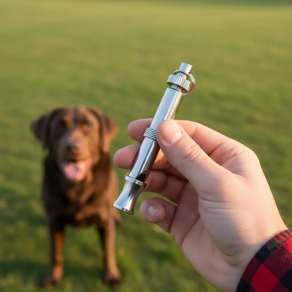 Adjustable Dog Whistle, Pet Training Tool, Adjustable Frequency, Safe and Reliable, Keychain, Pendant, Essential for Dog Owners