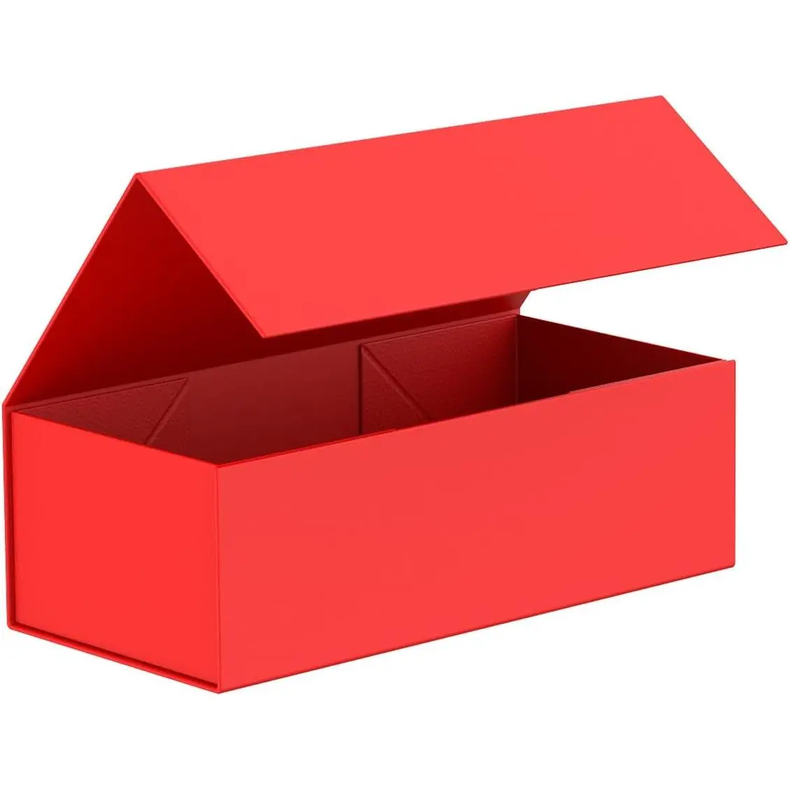 Box 12" x 6" x 4",Large  Box with Lid, Red Boxes for Presents,Birthday,Valentine's Day,Mother's Day,Christmas,Anniversary,Luxury for  Packaging
