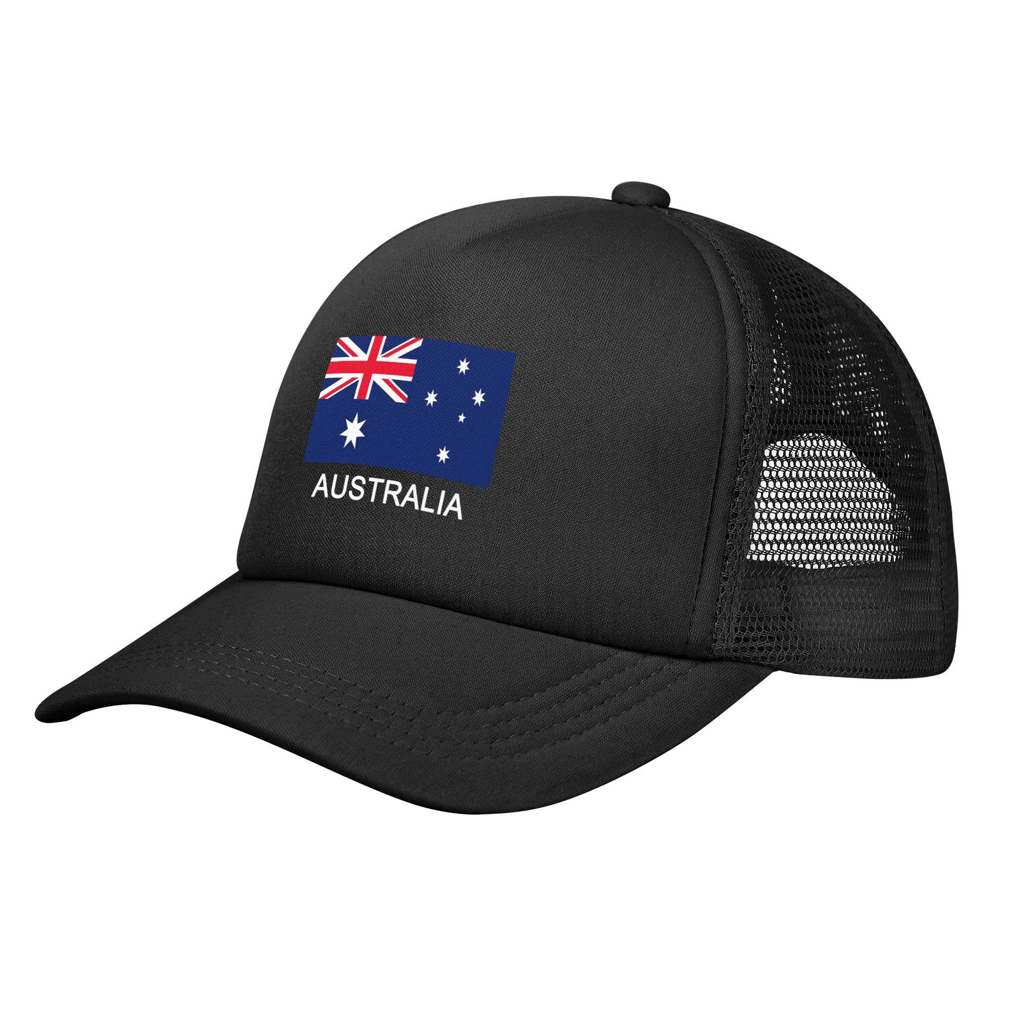 Country Flag Trucker Hat National Emblem Mesh Baseball Cap Adjustable Snapback Closure for USA Canada Mexico Italy France Germany Ukraine Australia Puerto Rico Fans