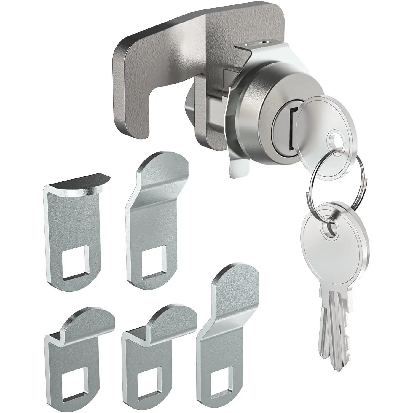 Mailbox Lock Replacement L-1172C C9100 - with 3 Keys and 6 Shaped Locking Tabs, Replacement for USPS Mailbox Key Lock