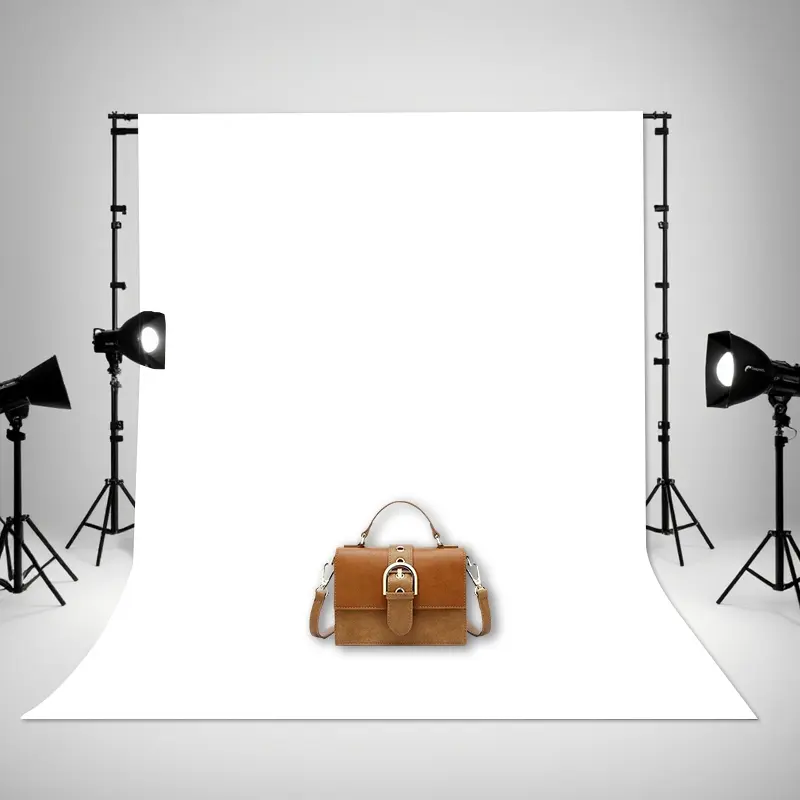 Thickened background fabric for white photography backgrounds used in taking photos, multifunctional studio photo backgrounds, non reflective and easy to use portrait works, party videos, washable and foldable, available in multiple sizes to choose from