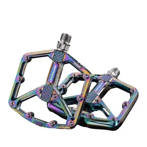 Ultralight Anti-Slip Bike Pedals, Dual Ball Bearing, Aluminum Alloy, Cycling Pedal for Mountain Road Bike, Scooter, Durable & Lightweight Design