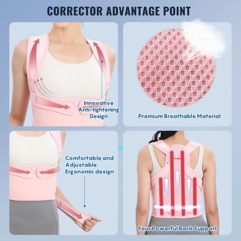 Unisex Adjustable Posture Corrector, Back Support Belt