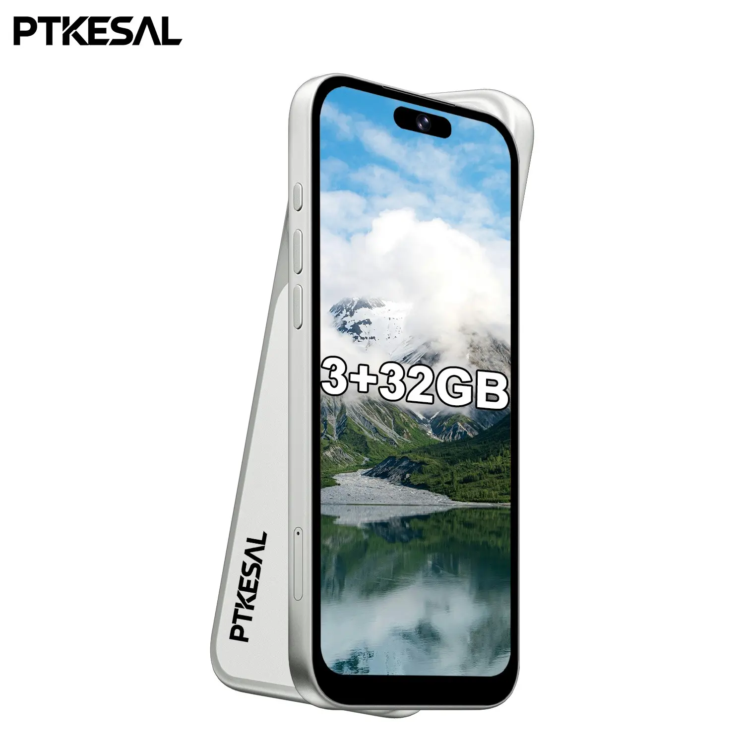 PTKESAL-Smartphone 17 Pro Max, Face Unlocking Fast Wake-up, 4100mAh battery, 5+13MP pixel lens, MTK6762 quad-core, Android 12 system, 3GB+32GB, 6.75-inch large-screen movie-watching mobile phone.