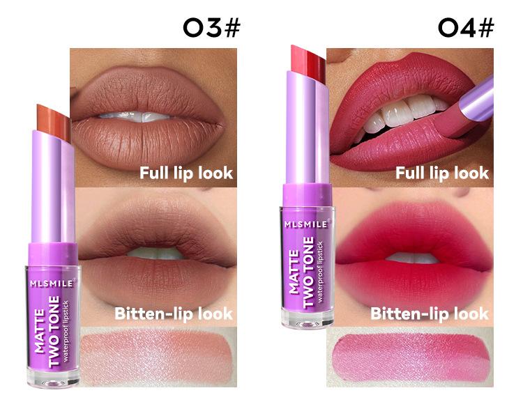 tone lipstick, shimmer and matte, moisturizing, non-transferable, lip balm, gradient gradient lip makeup lipstick