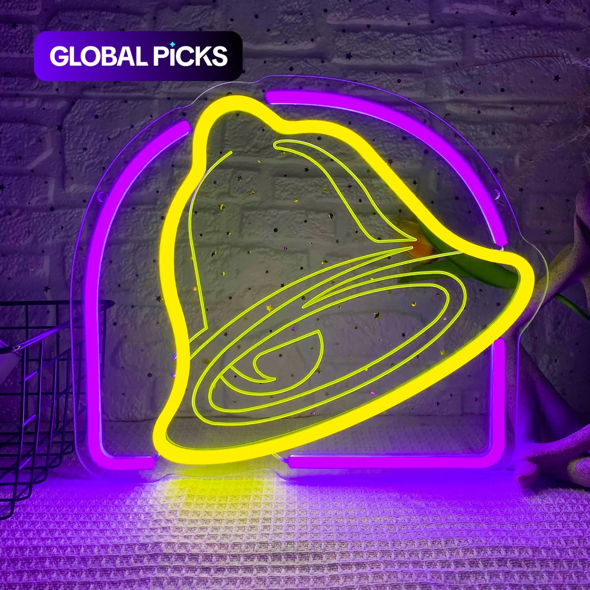 【Black Friday】Bell LED Neon Sign for Wall Decor, Dimmable USB Powered Ambient Light, Indoor Decoration for Restaurant, Kitchen, Coffee Bar & Shop, Birthday & Christmas Gift (13.3 x 11.4in) #GLOBAL PICKS