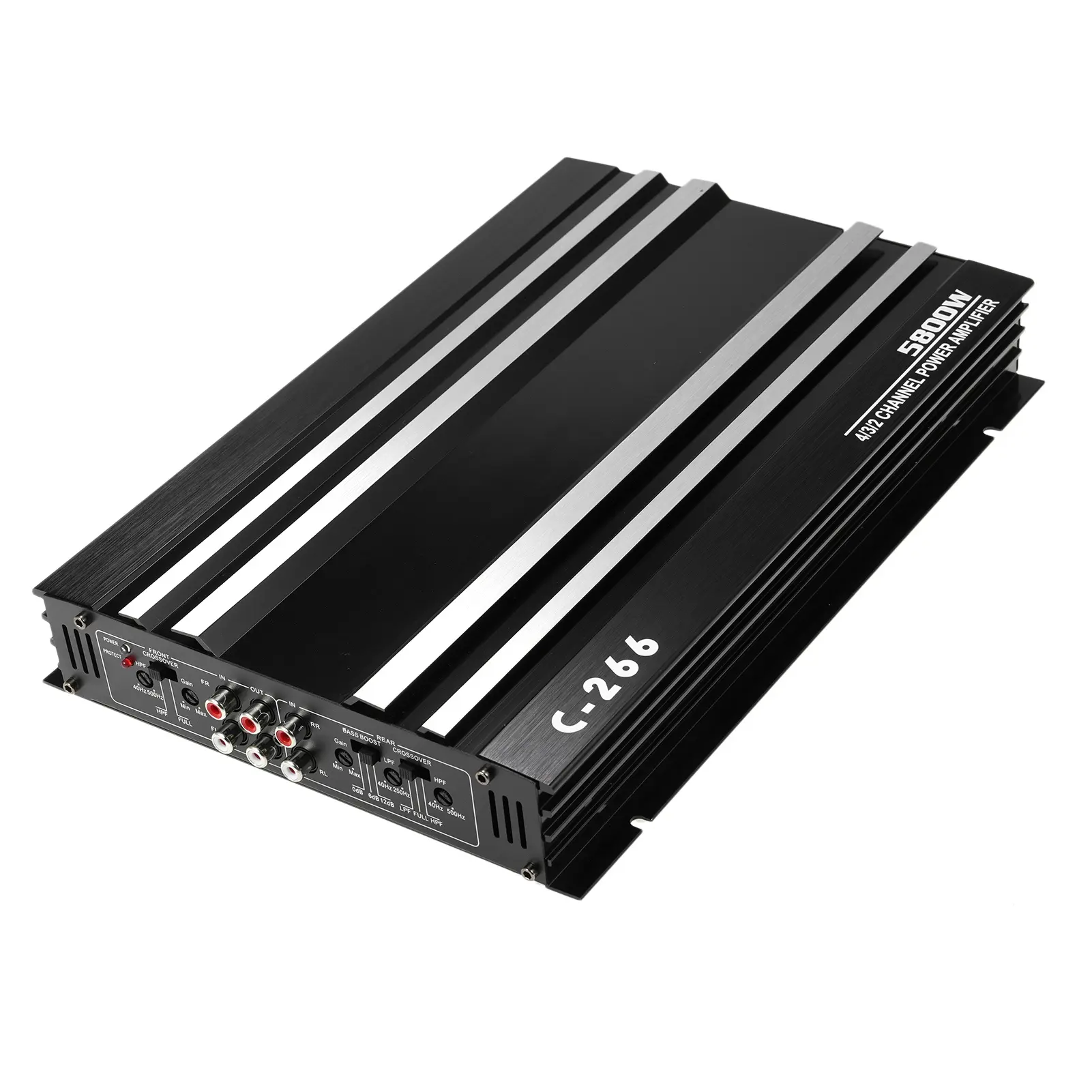 Car Power Amplifier 12V 4 Channel High Power Aluminum Alloy Car Audio Amplifier