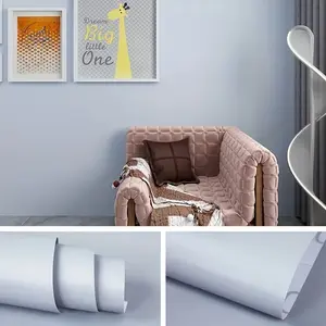 Self-Adhesive Waterproof Wallpaper for Dorms, Renovation Rental Homes, Home Use, Bedroom Simple Solid Color, Multiple Colors Available