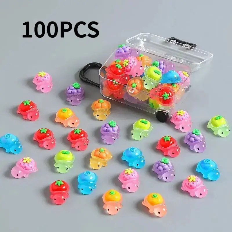 Resin ducks, turtles and capybaras - 100PCS plus 1 suitcase ornament set, home decorative ornaments, Decorative figurines, resin animal sculptures, suitable for home parties, living rooms, bars, café counters and office desks, Resin Animals Variety Pack