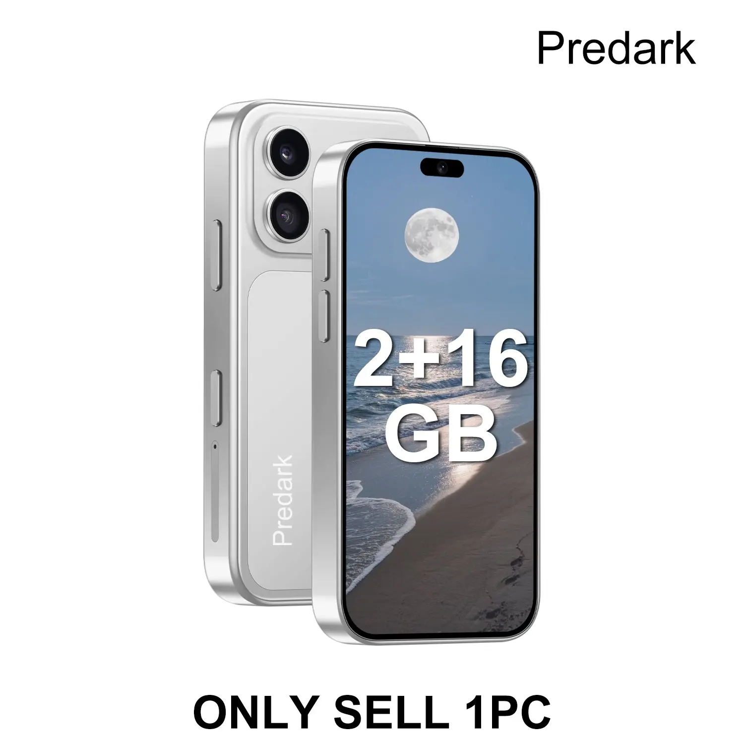 Predark-I17 Mini 3.75 Inch Pocket Phone, 2+16GB, Dual Camera, 1750mah Battery, 3g Dual Sim, Android 10, Ultra Lightweight