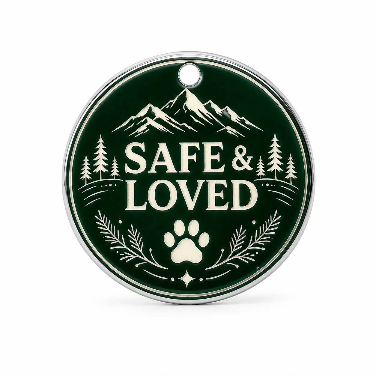 Qr Scan Pet ID Tag for Dogs and Cats, Includes Owner Contact and Address Info, Secure Identification for Pets, Easy Qr Code Scanning