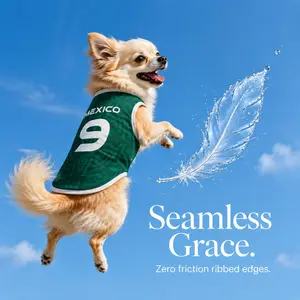 1pc Football Style Dog Summer Clothes, Ideal for Outdoor Activities, Keeps Dogs Cool and Comfortable, Perfect for Hot Weather