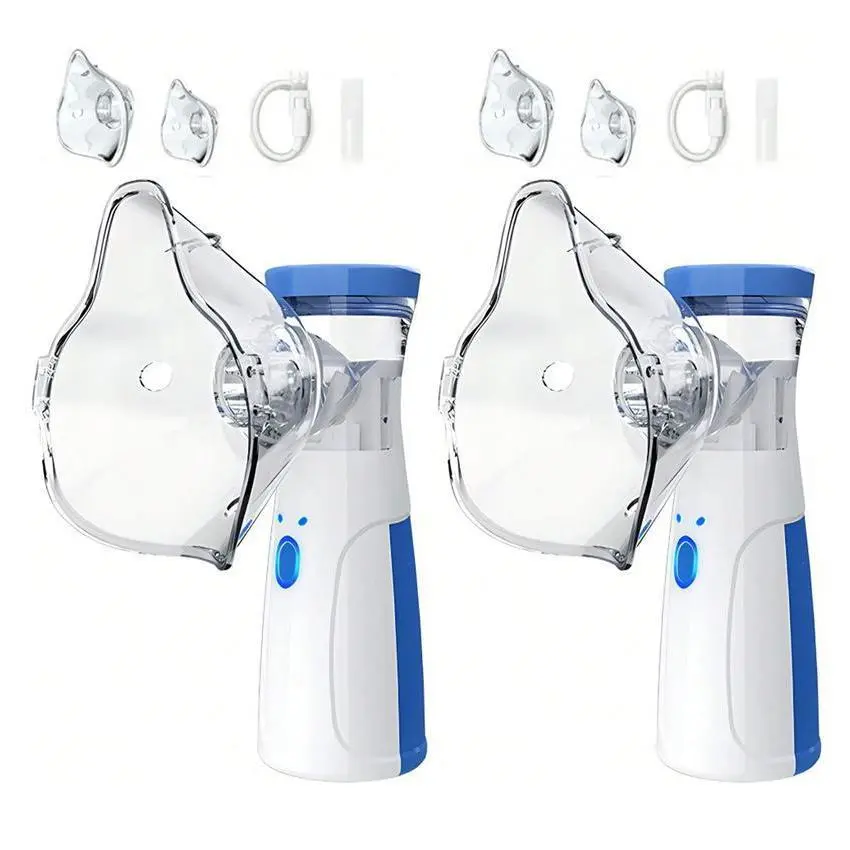 Portable Facial Mister, Compact Handheld Nebulizer with Mesh Filter for Daily Hydration, USB-Powered for Home & Travel