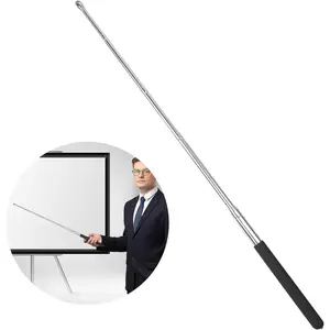 Construction accessories Retractable Teacher Pointer .'', Pointer Stick with  Smooth Sensitive Tablet Pen Stylus Pen, Teacher Coach Presenter Pointer Black