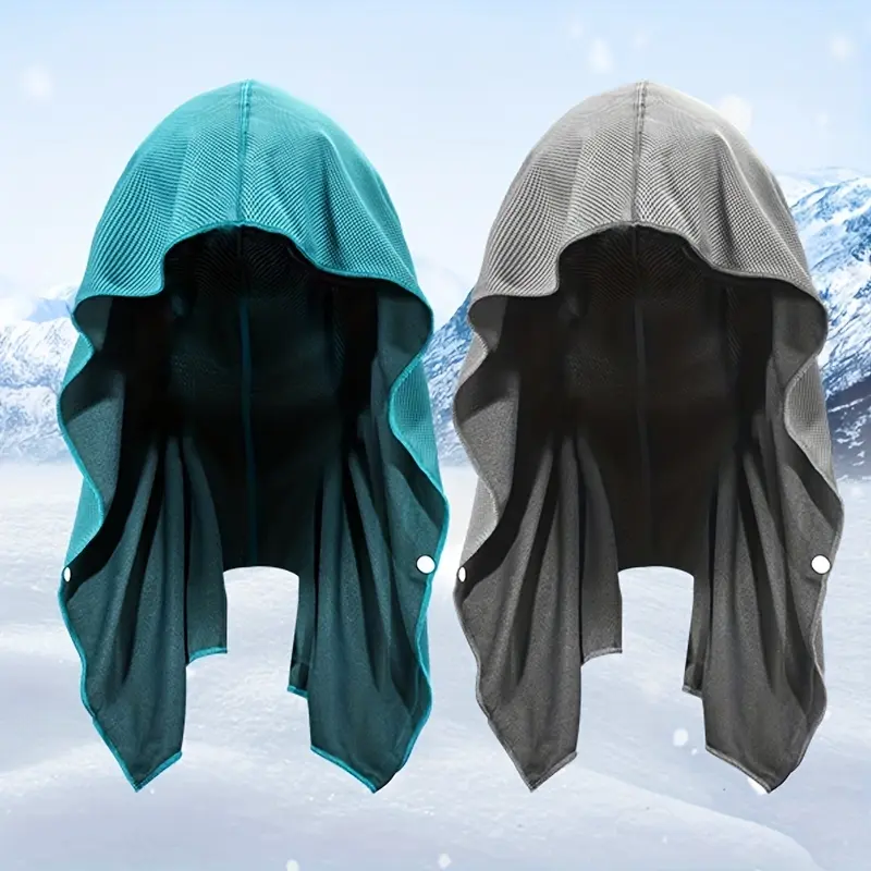 Men's & Women's 2-Pack Cooling Mesh Sports Towel - Absorbent, Breathable, Quick-Dry, Portable, UV Protection Absorbent Breathable Towel for Sports, Gym, Workout Towel