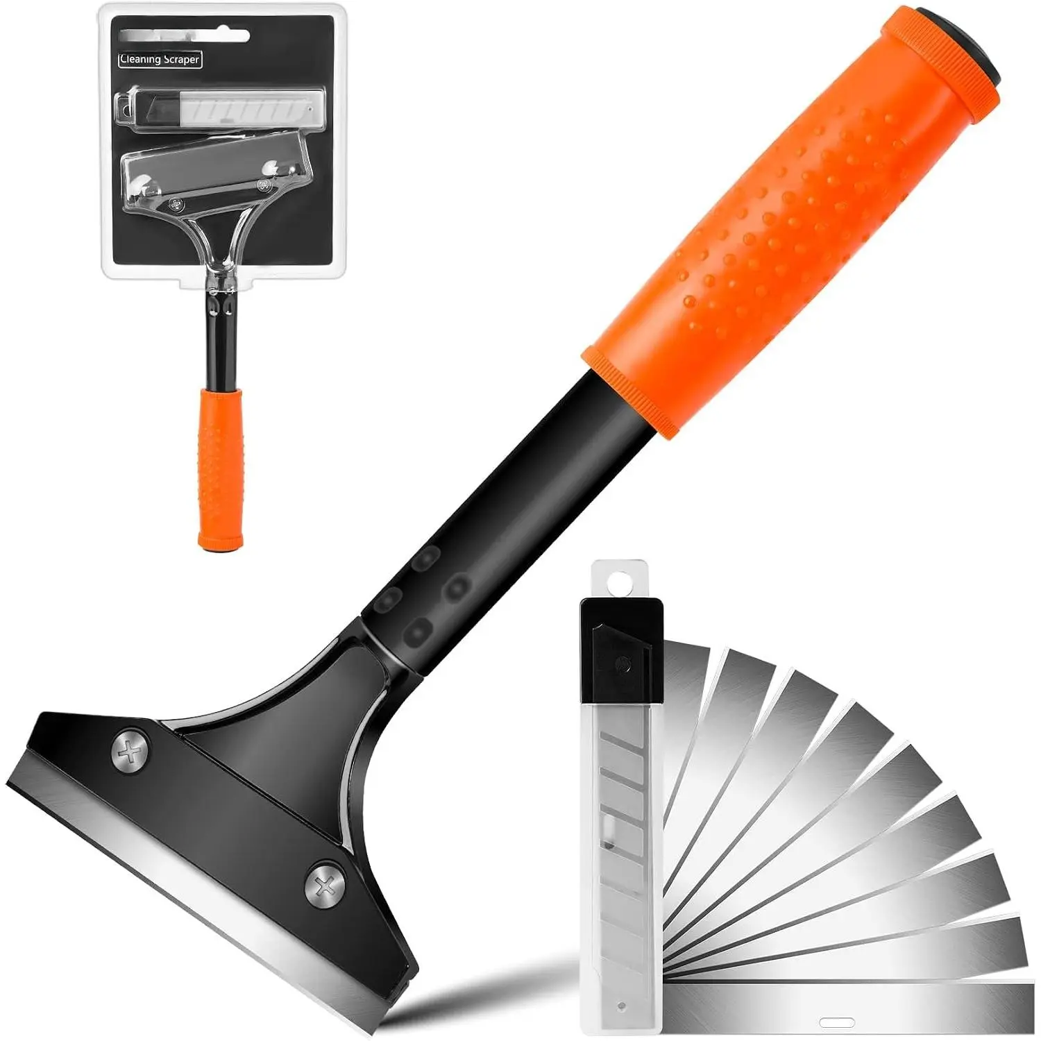 11- Razor  Scraper, Long Handle Floor Scraper, 10
