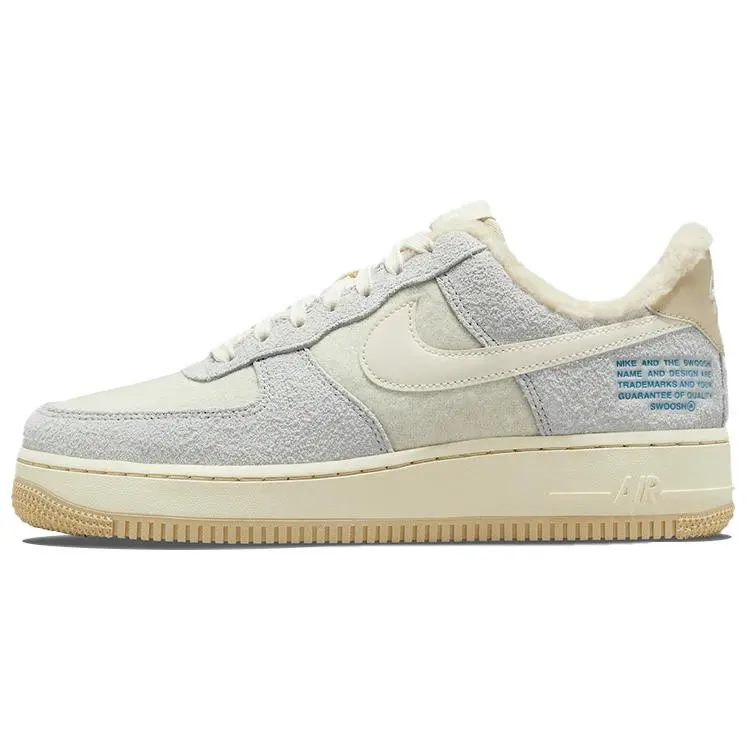 Nike Air Force 1 '07 LV8 Platform Low-Top Sneakers for Men and Women in Light Khaki Verifiable, with credentials and supporting global authentication