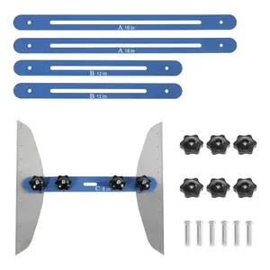 High quality stair tread template tool for stairs, risers, shelves, 11.4"- 60.7"