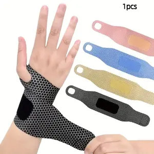 Breathable Wrist Brace for Men & Women, Adjustable Elastic Support Strap, Wrist Wraps, Compression Fixed Band for Daily Use, Office, Exercise, Fitness