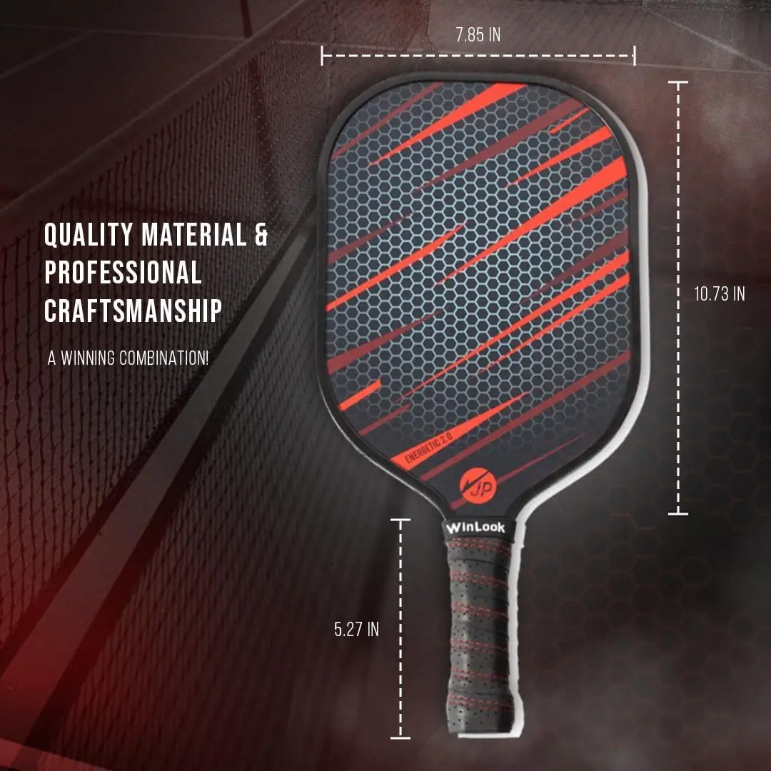 USAPA Standard Fiberglass Pickleball Paddle Set (2 Pack), Lightweight All-Skill-Level Rackets Complete Kit with 3 Pickleballs, Storage Carry Bag for Indoor/Outdoor Backyard Training
