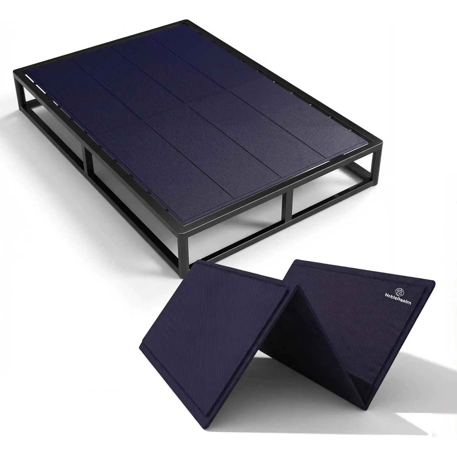 Large Queen Size Bunkie Board, 60'x80', 10mm Thick, 2 Pieces - Modern, Low Profile Bed Support, Noise Minimizing, Moisture Resistant
