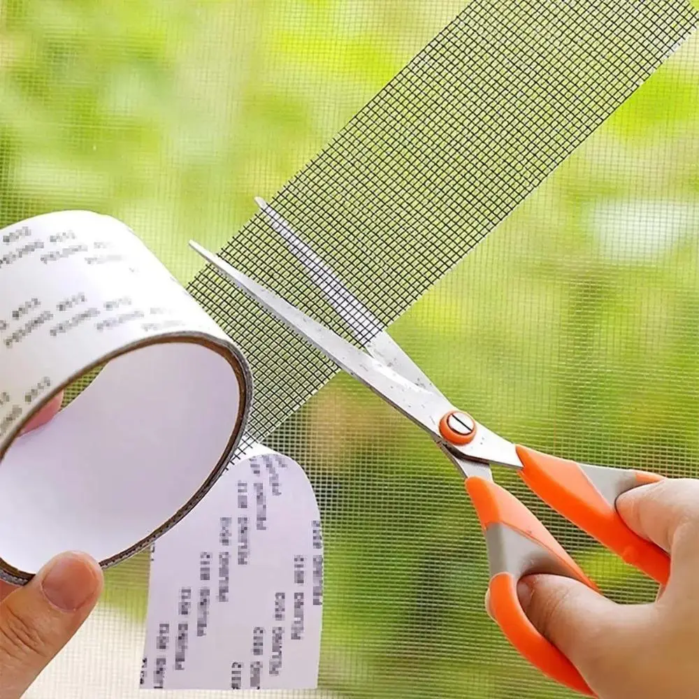 2026 New Portable Screen Window Repair Tape Patches, Fine Mesh Anti-Mosquito Window Screen Fix Accessories, Self-Adhesive Home Window Maintenance Repair Tool