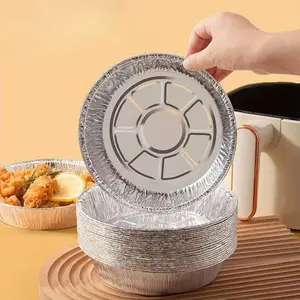 10/20/30Pcs Disposable Food Grade Tin Foil Household Oven Baking Trays, Grilling Plates, Tin Foil Plates