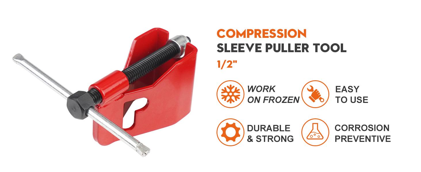 Compression Sleeve Remove Tool - Ferrule for 1/2" Copper Compression Sleeve - 1/2-Inch Copper Tubing - Plumbing Compression Ring Removal Tool