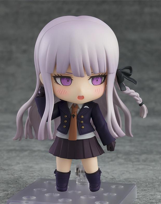（Free shipping）10cm Q version Danganronpa Kirigiri Kyoko Movable Face Change No.2625 Collectible Decoration Desktop Birthday Christmas Gift Toy