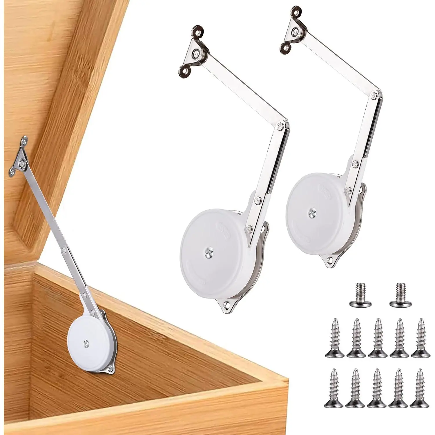 Ivy  Toys Box Hinges Soft Close, Lid Support Chest Hinges
