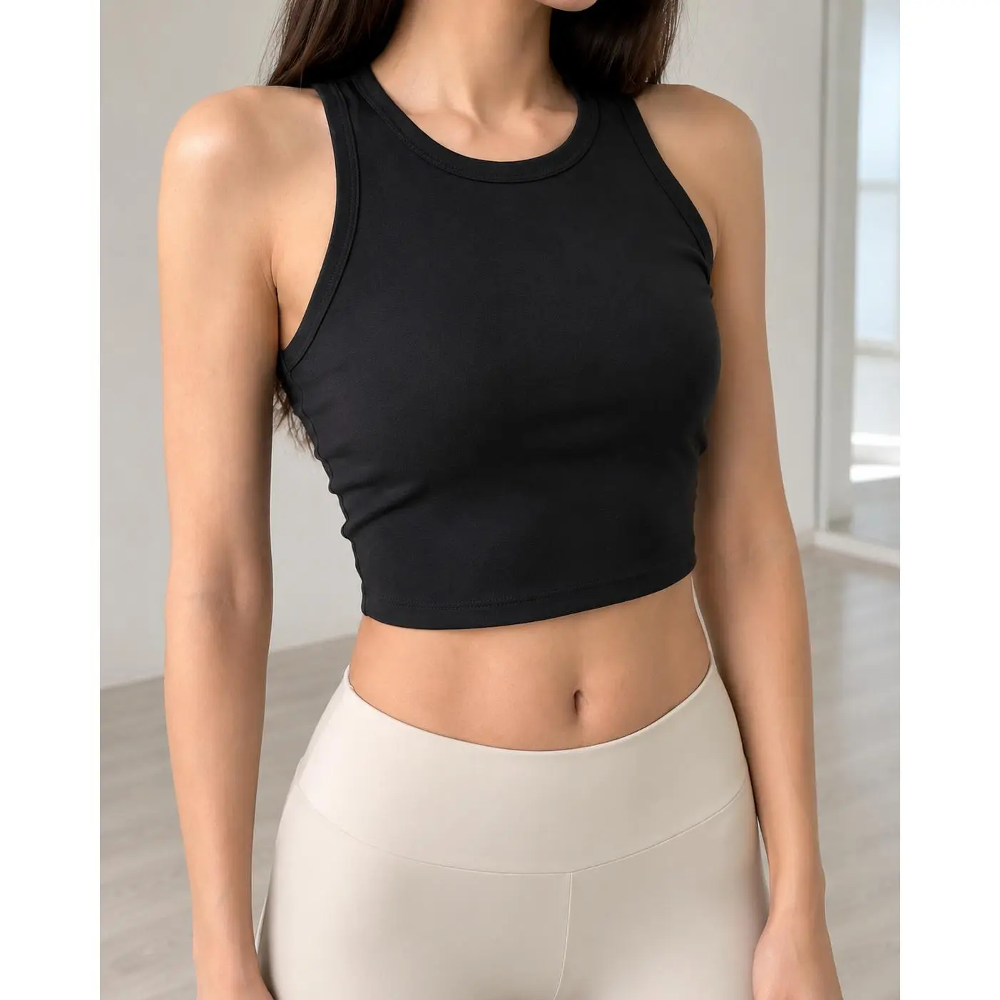 Women's casual sports vest, suitable for fitness and tennis, new arrivals, high-quality fabric, casual sports fashion